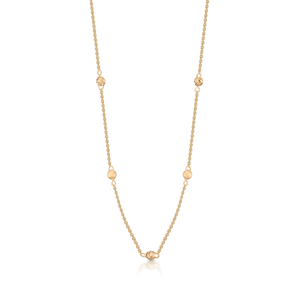 Naszyjnik złoty z kulkami