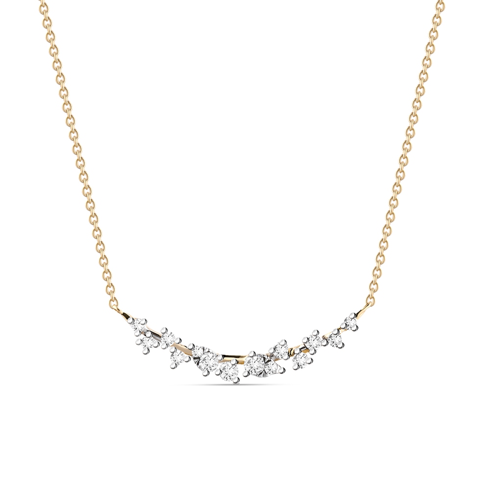 Naszyjnik złoty z diamentami Galaktyka