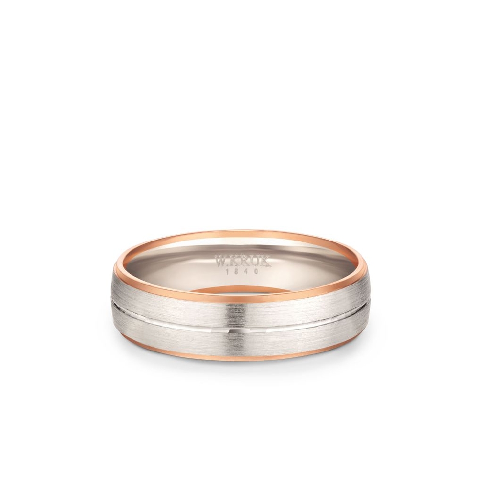 Obrączka złota ROSSA męska