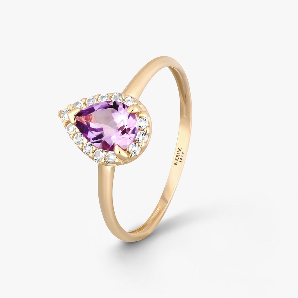 Pierścionek złoty Maria Antonina