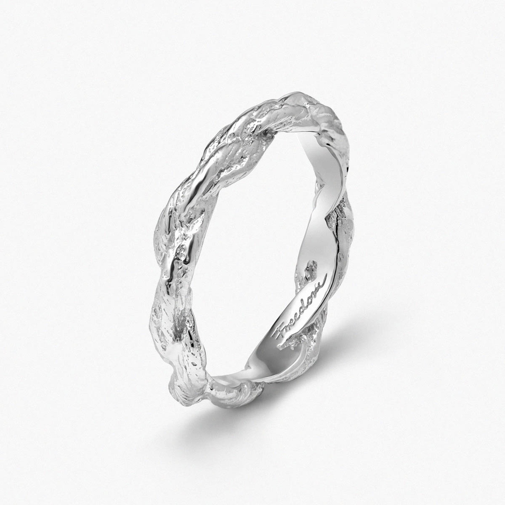 Pierścionek srebrny Freedom Forever