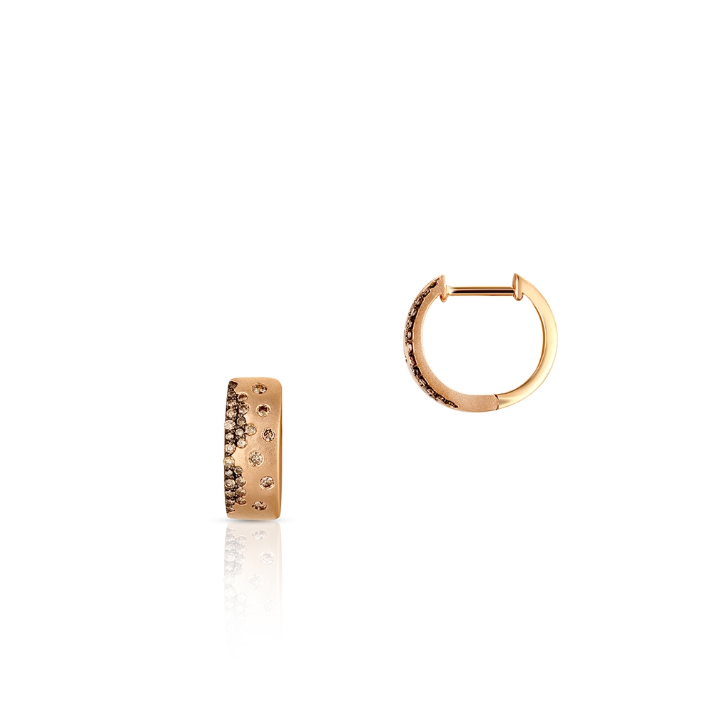 Kolczyki złote z diamentami