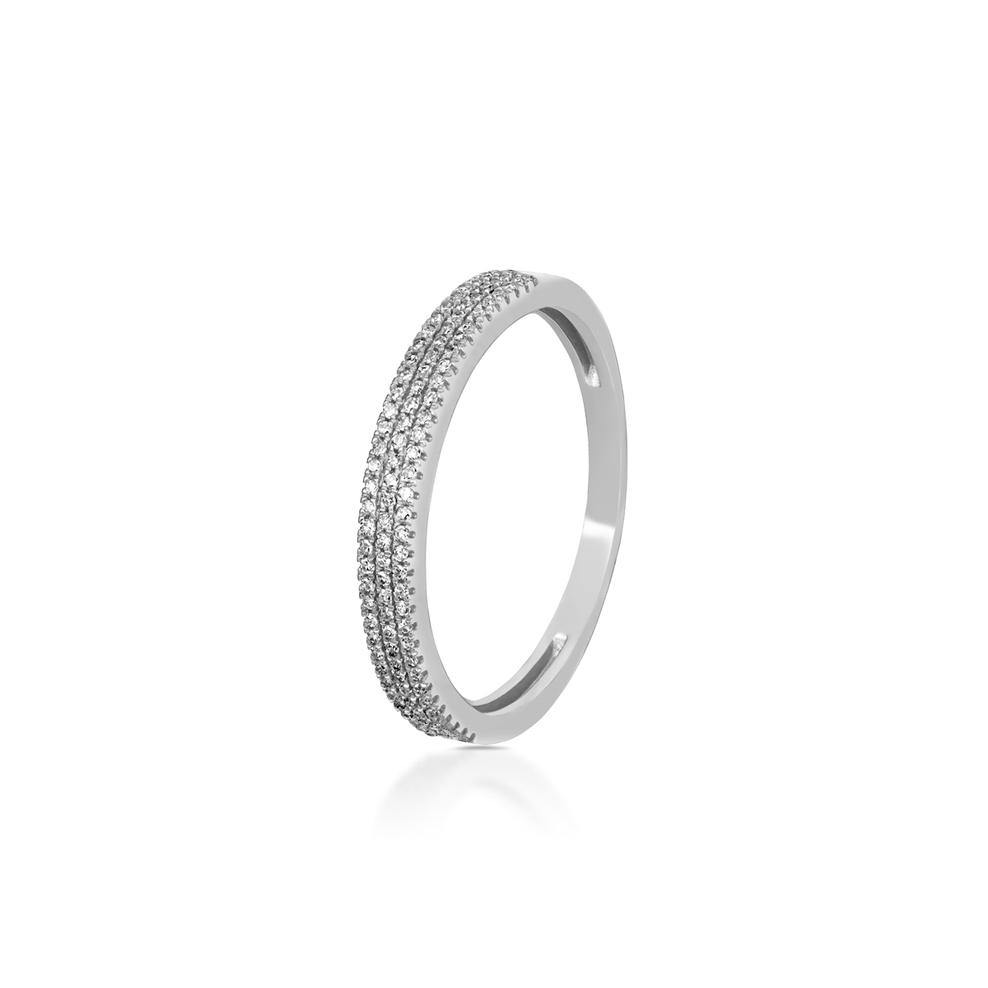 Pierścionek złoty z diamentami