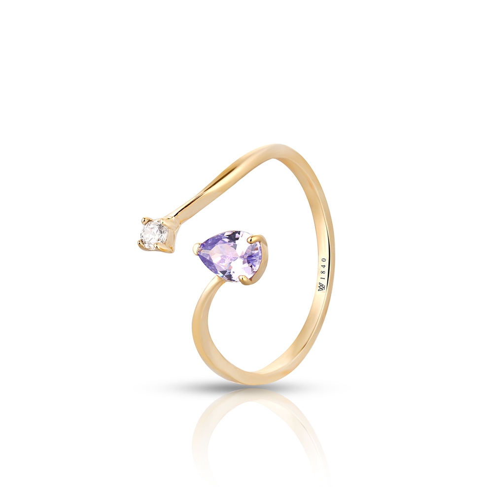 Pierścionek złoty Lollipop