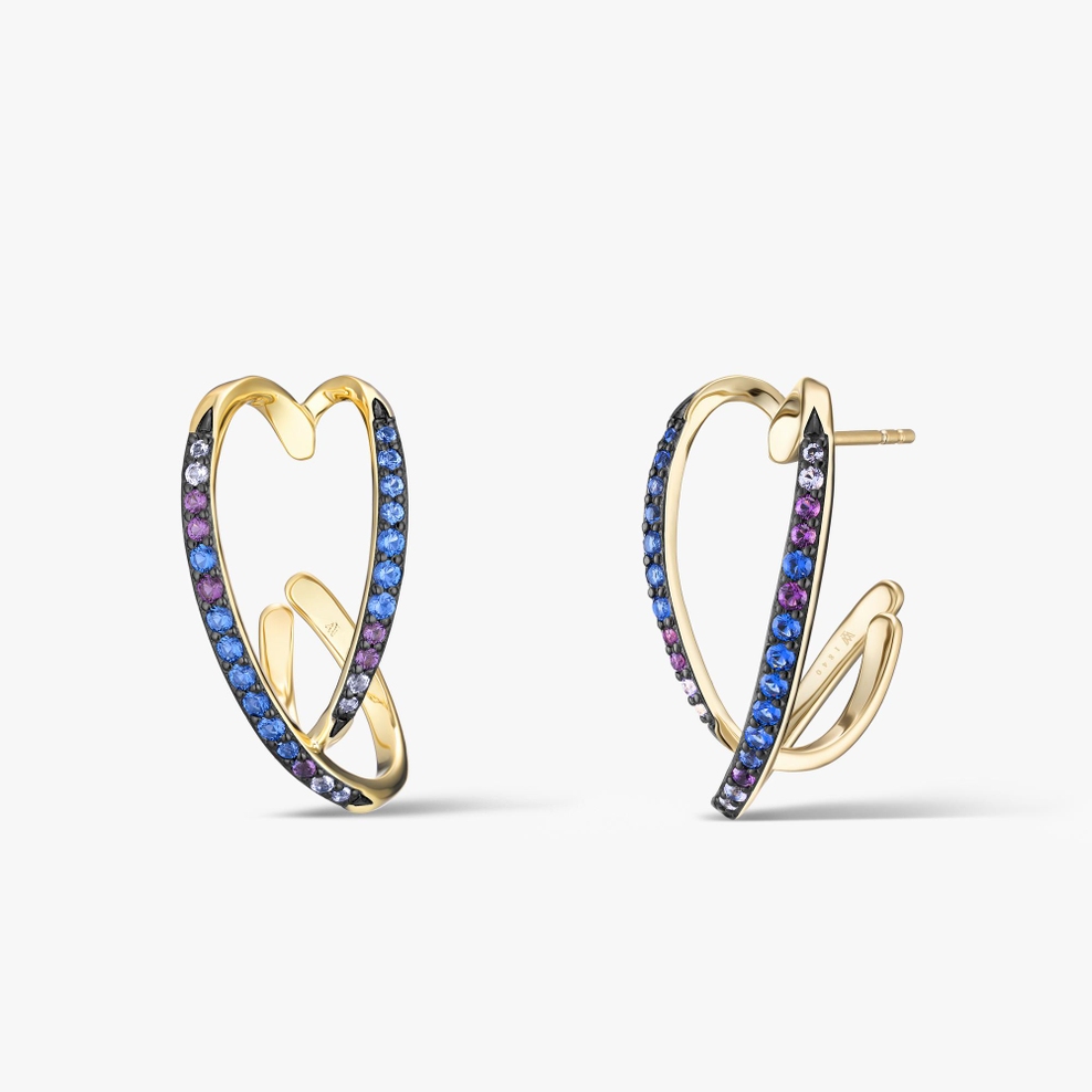 Kolczyki srebrne Preludium Paradise Birds