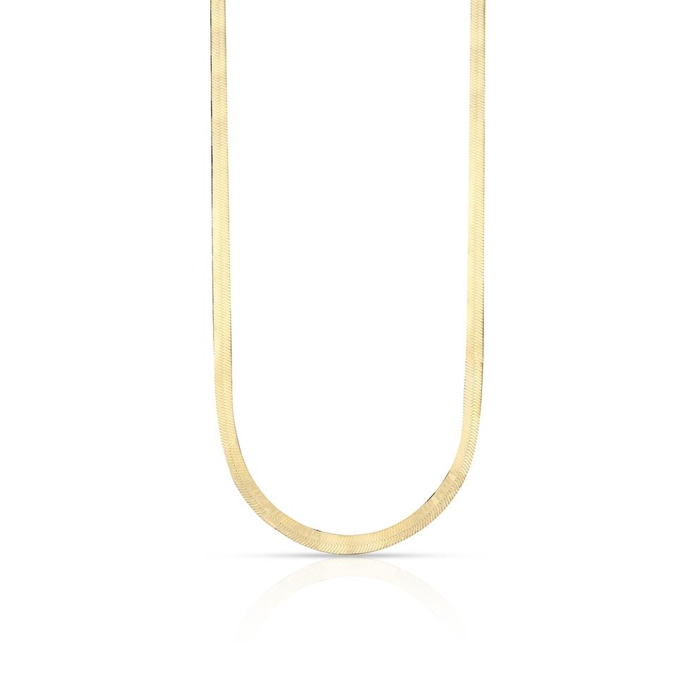 Naszyjnik złoty żmijka