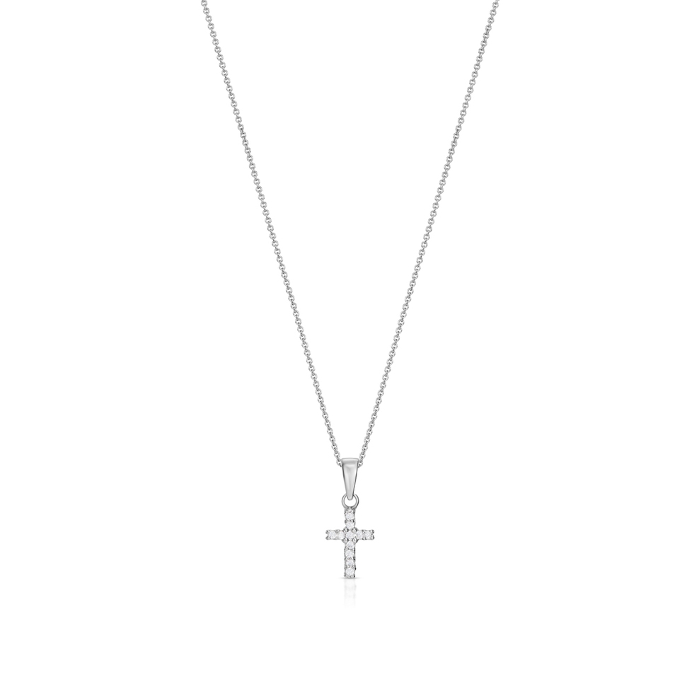 Wisiorek srebrny krzyżyk