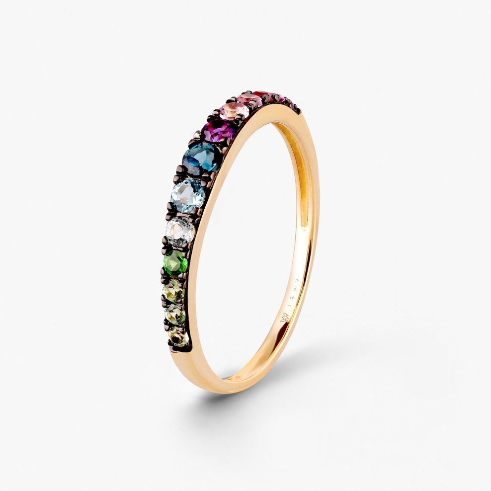 Pierścionek złoty Preludium Paradise Birds