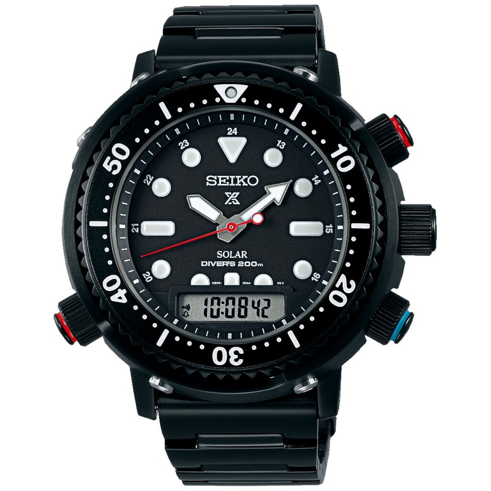 ZEGAREK SEIKO PROSPEX SOLAR HYBRID DIVER''S 40TH ANNIVERSARY LIMITED EDITION