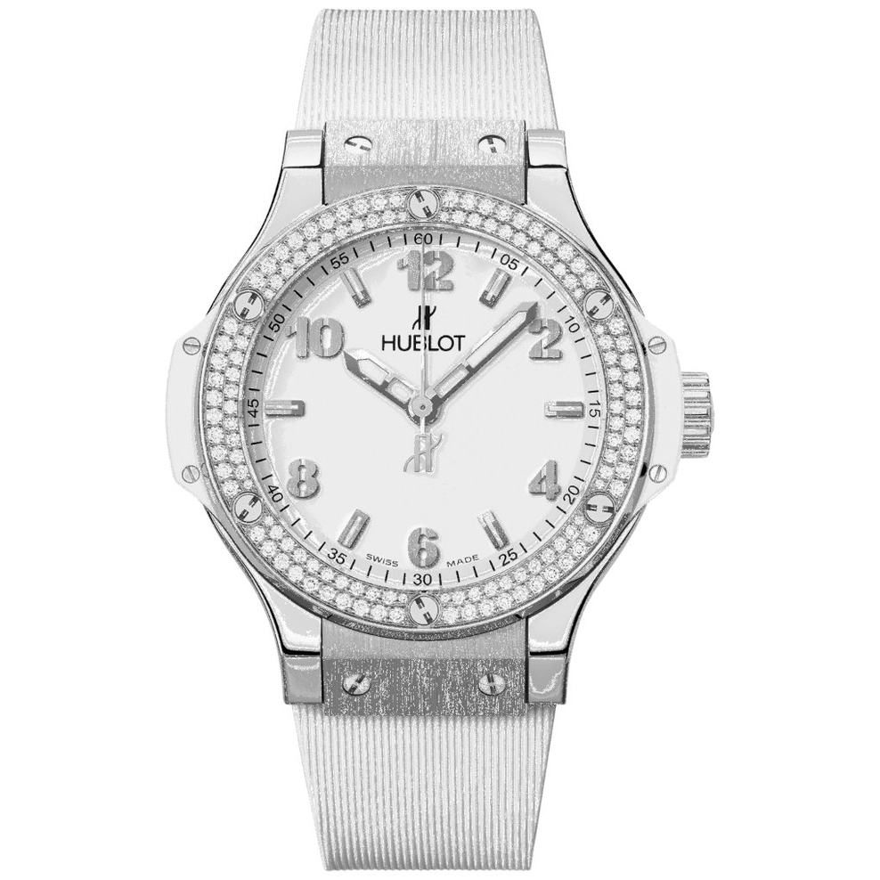 ZEGAREK HUBLOT BIG BANG STEEL WHITE DIAMONDS