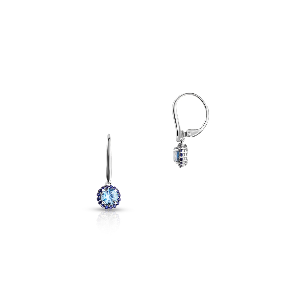 Kolczyki srebrne z cyrkoniami