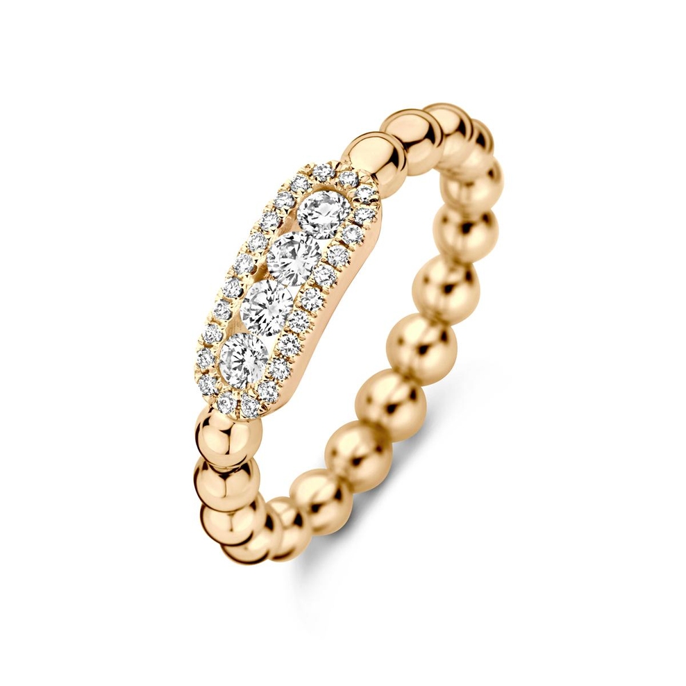 Pierścionek złoty Hulchi Belluni