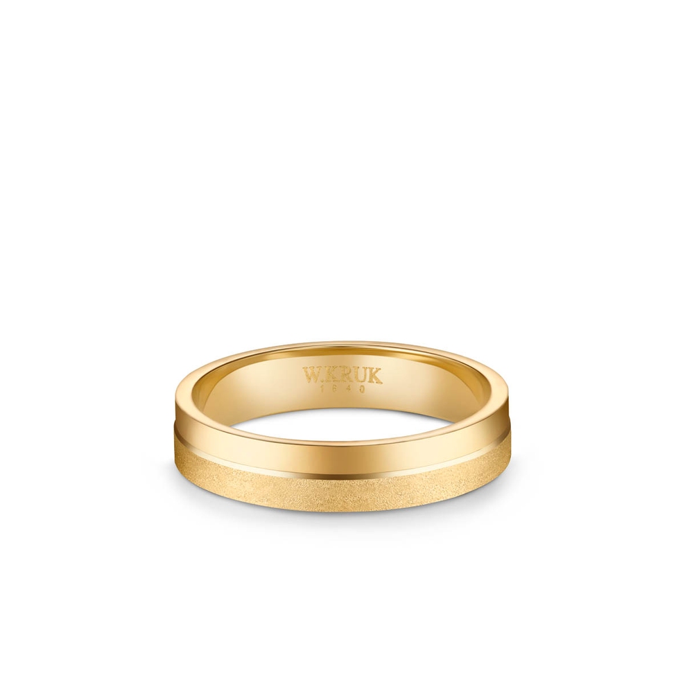 Obrączka złota SACRAMENTA