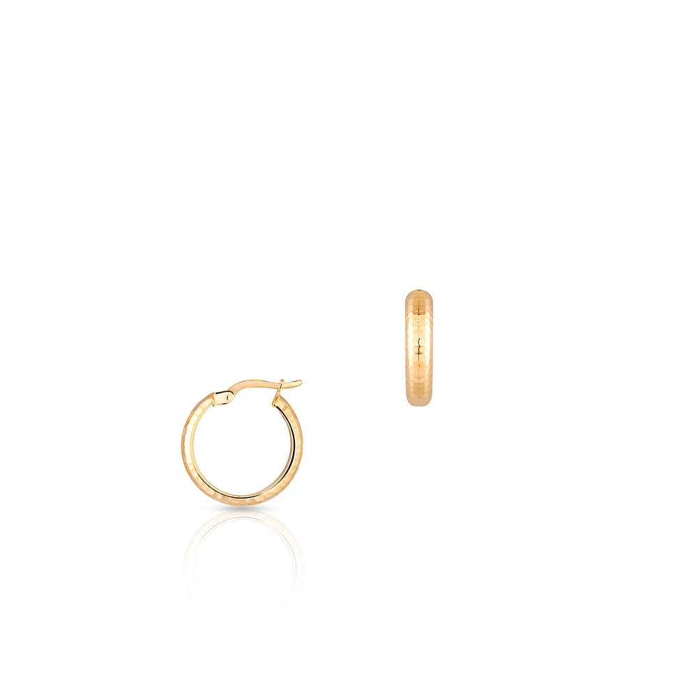 Kolczyki złote kółka