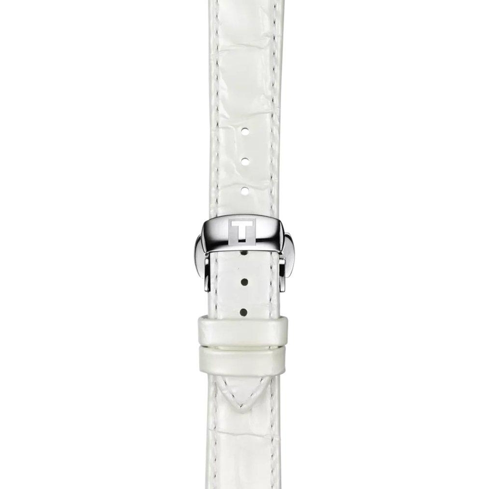 Skórzany biały pasek Tissot 16 mm