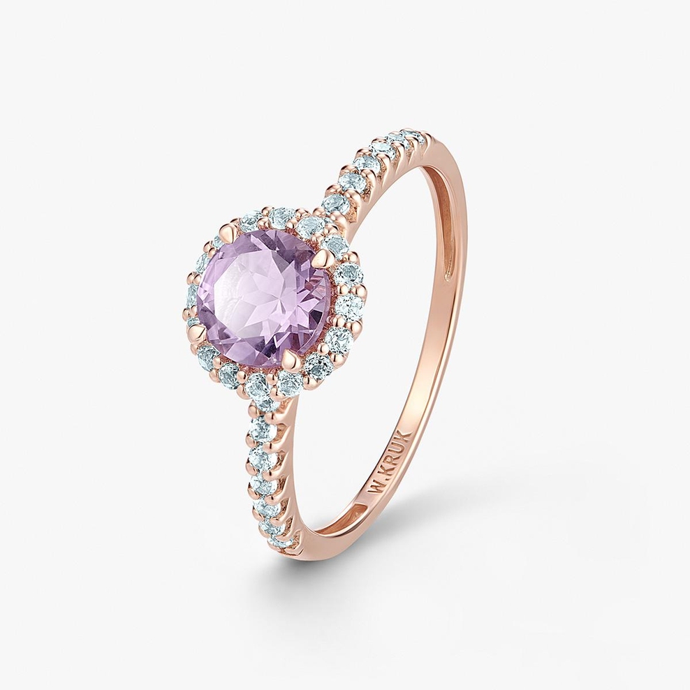 Pierścionek złoty Maria Antonina