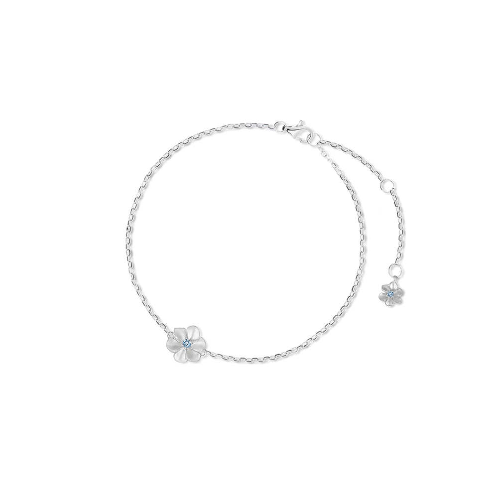 Bransoletka srebrna Kwiaty Nocy