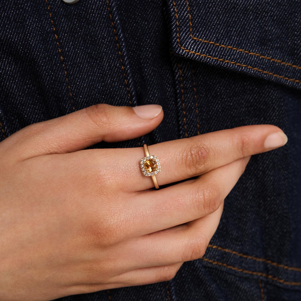 Pierścionek złoty Maria Antonina