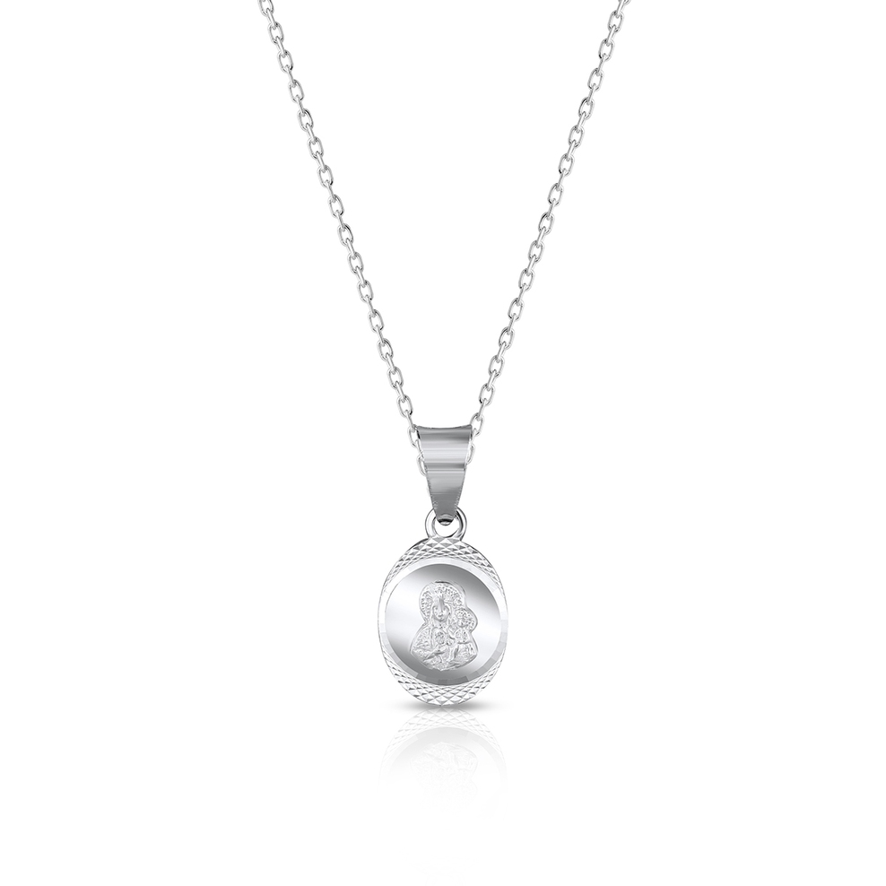 Wisiorek srebrny medalik