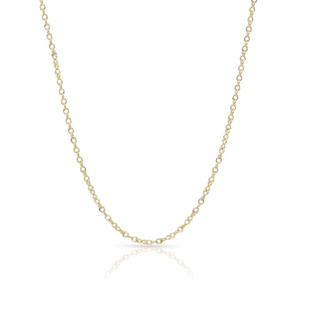 Łańcuszek złoty fantazyjny