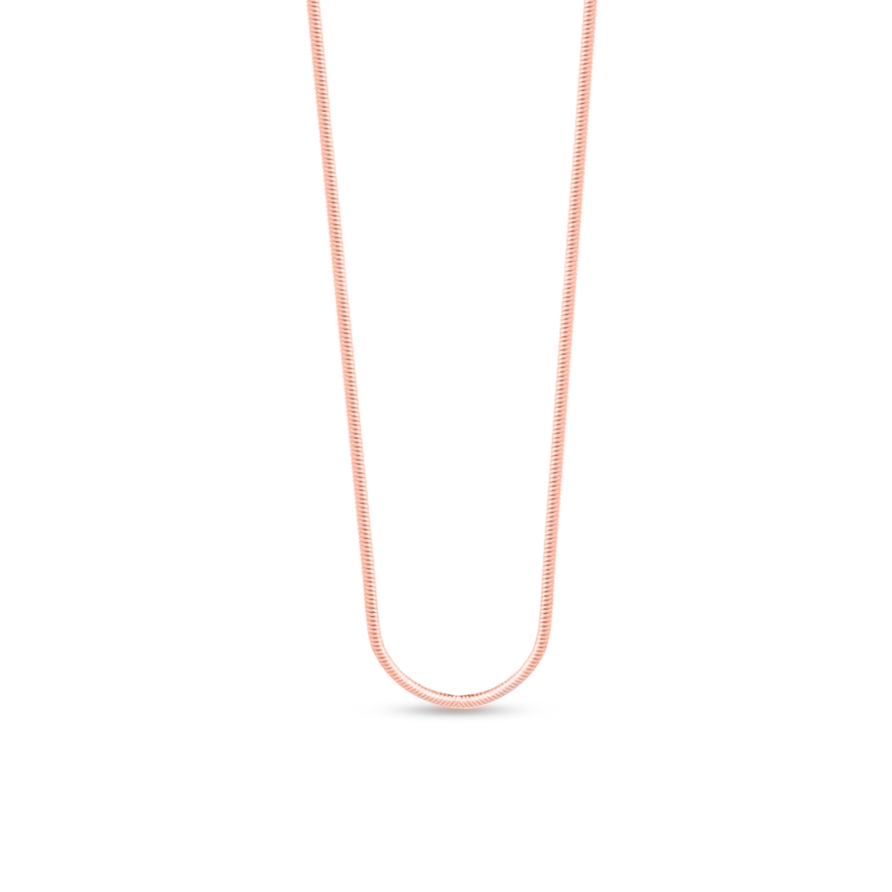 Łańcuszek srebrny pozłacany żmijka