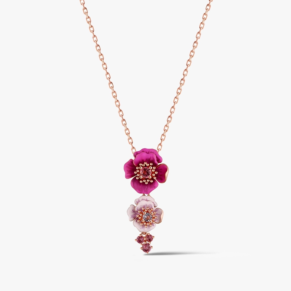 Wisiorek złoty Kwiaty Nocy