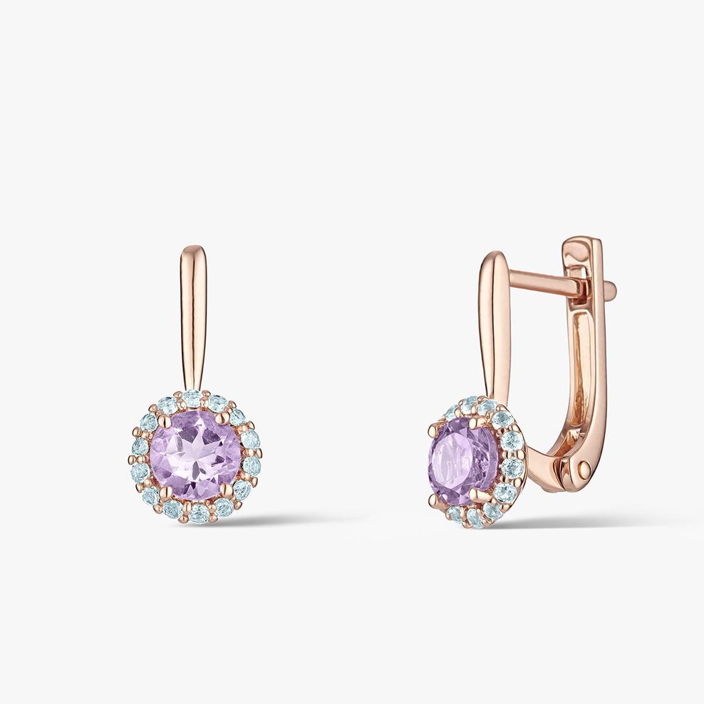 Kolczyki złote Maria Antonina