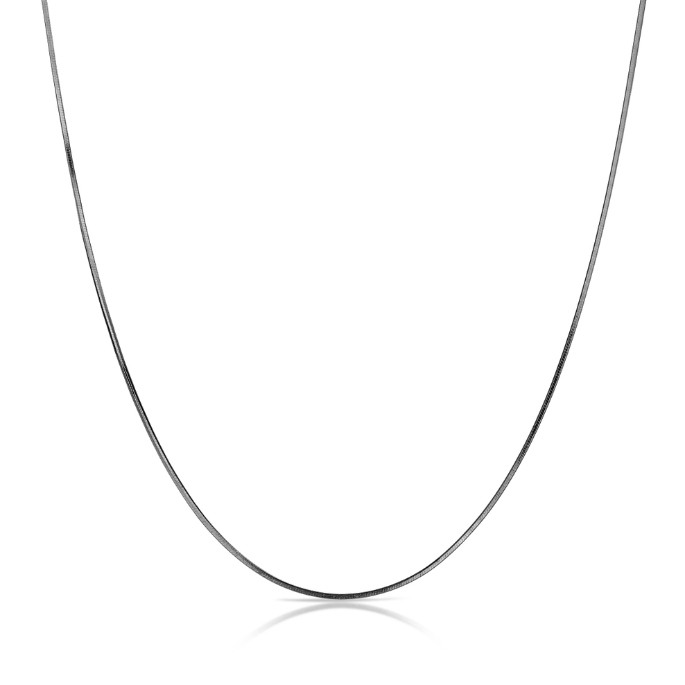 Łańcuszek srebrny żmijka