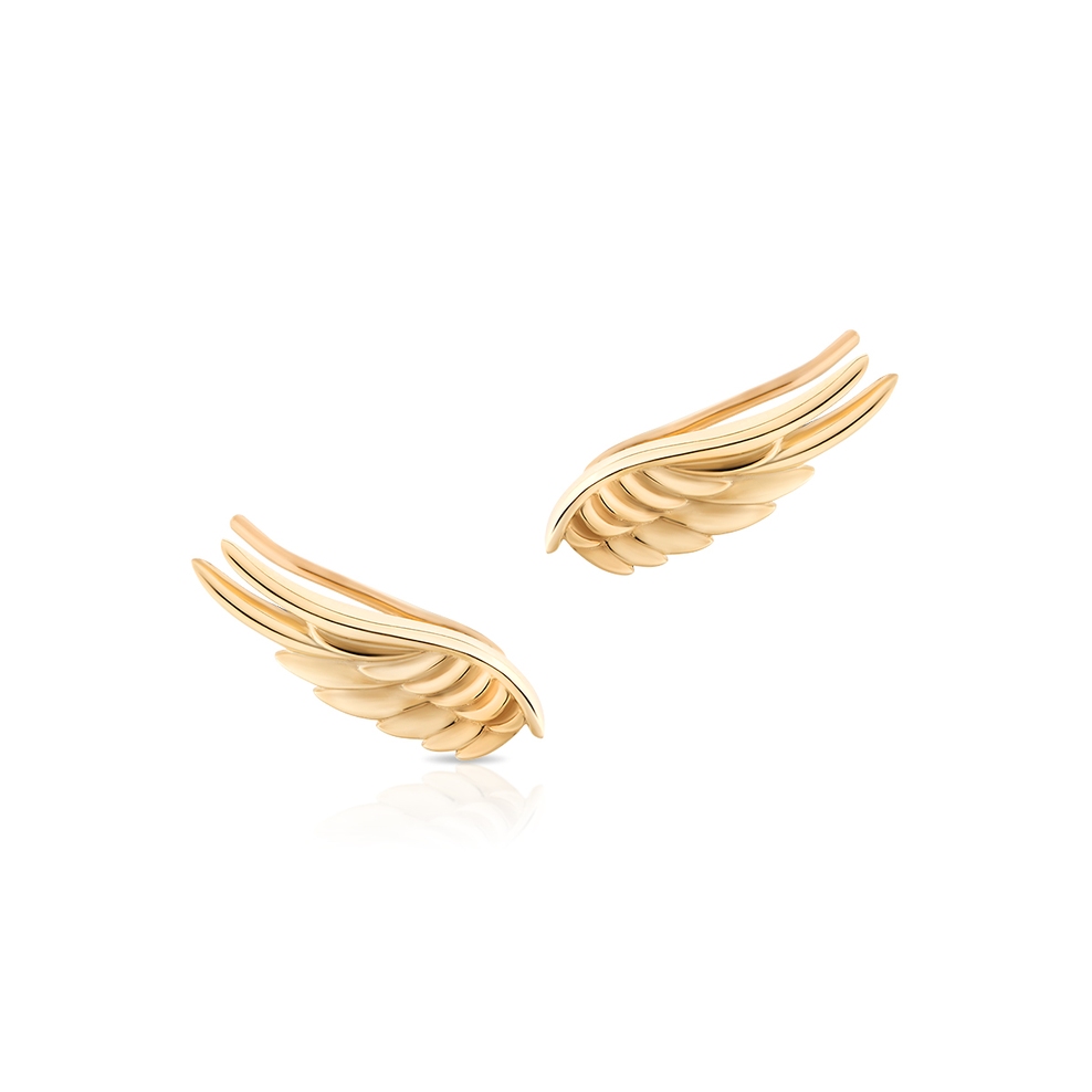 Nausznice złote FREEDOM