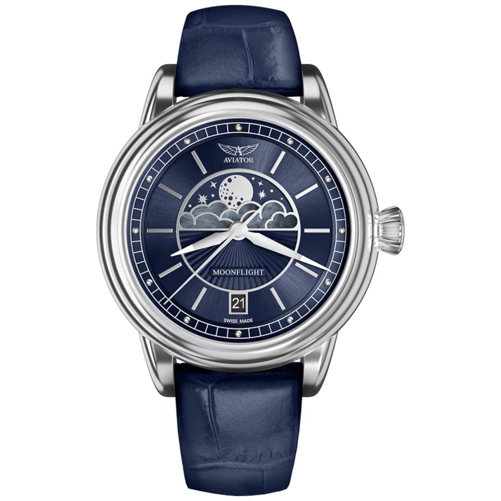 ZEGAREK AVIATOR DOUGLAS MOONFLIGHT