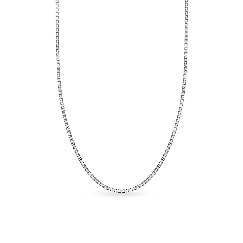 Łańcuszek srebrny kostka