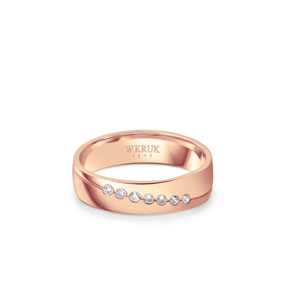 Obrączka złota GRAZIA damska