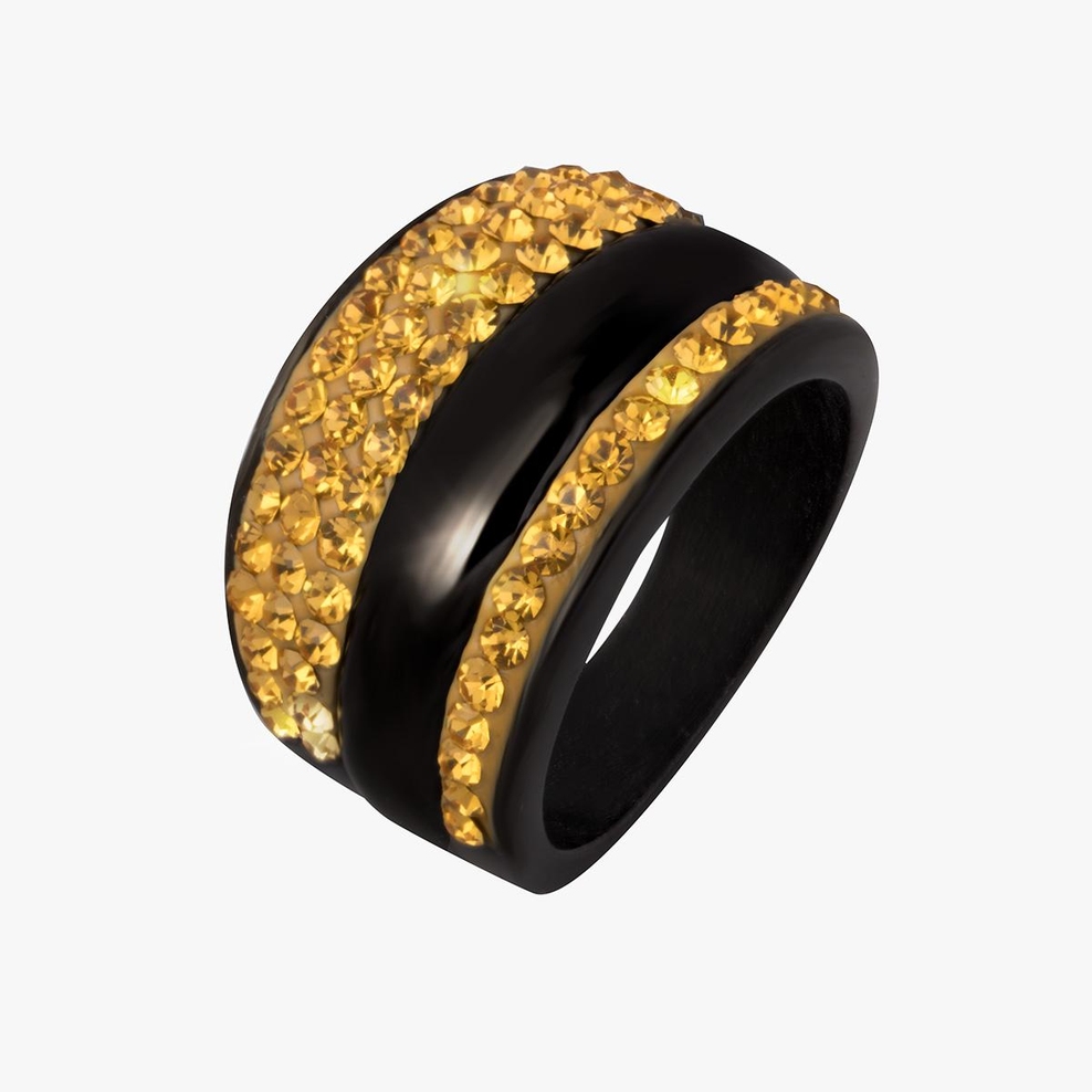 Pierścionek Golden Crystal Picky Pica Vesper