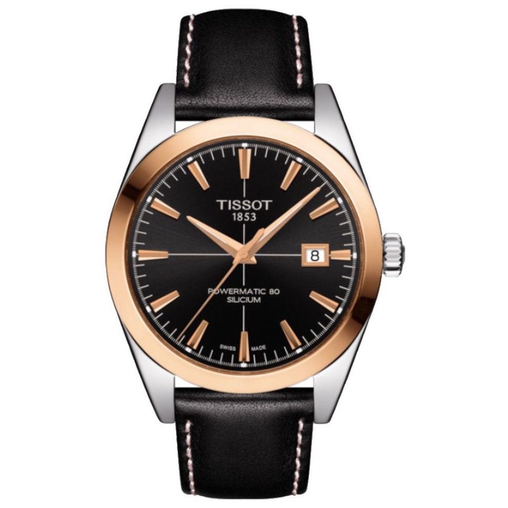 Tissot Gentleman Powermatic 80 Silicium Solid 18k Gold Bezel