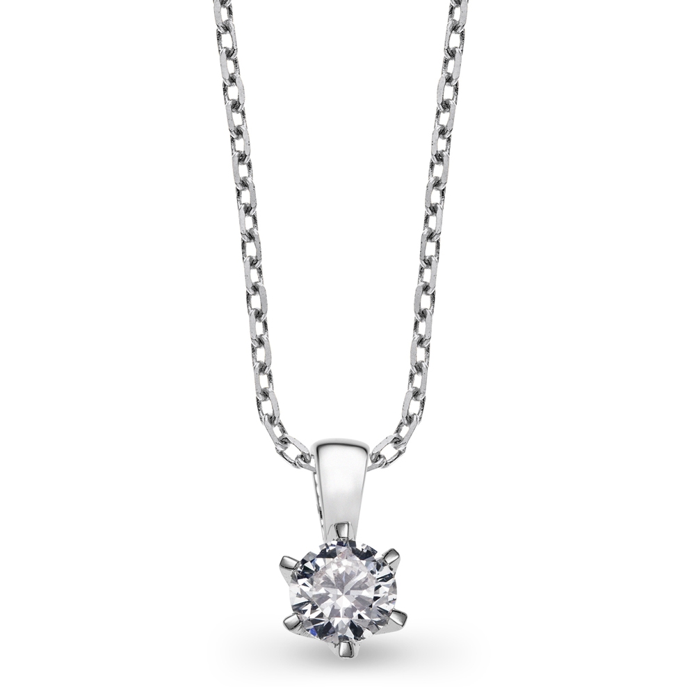 Wisiorek złoty z diamentem