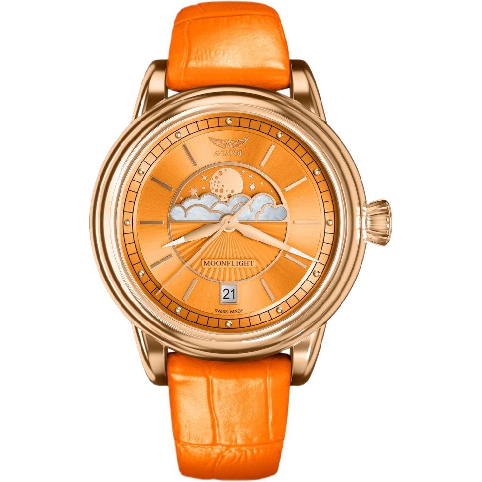ZEGAREK AVIATOR DOUGLAS MOONFLIGHT