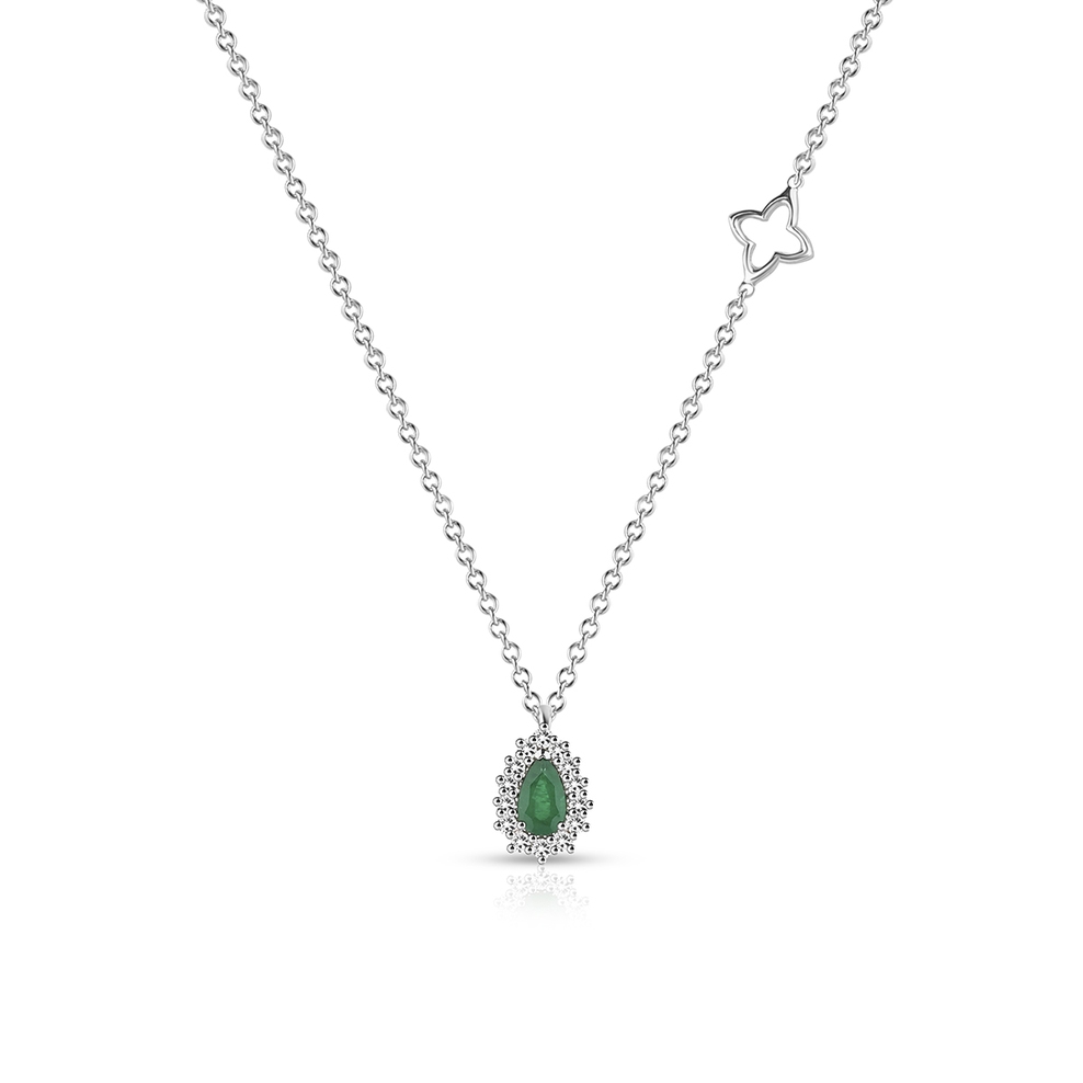 Naszyjnik białe złoto Recarlo