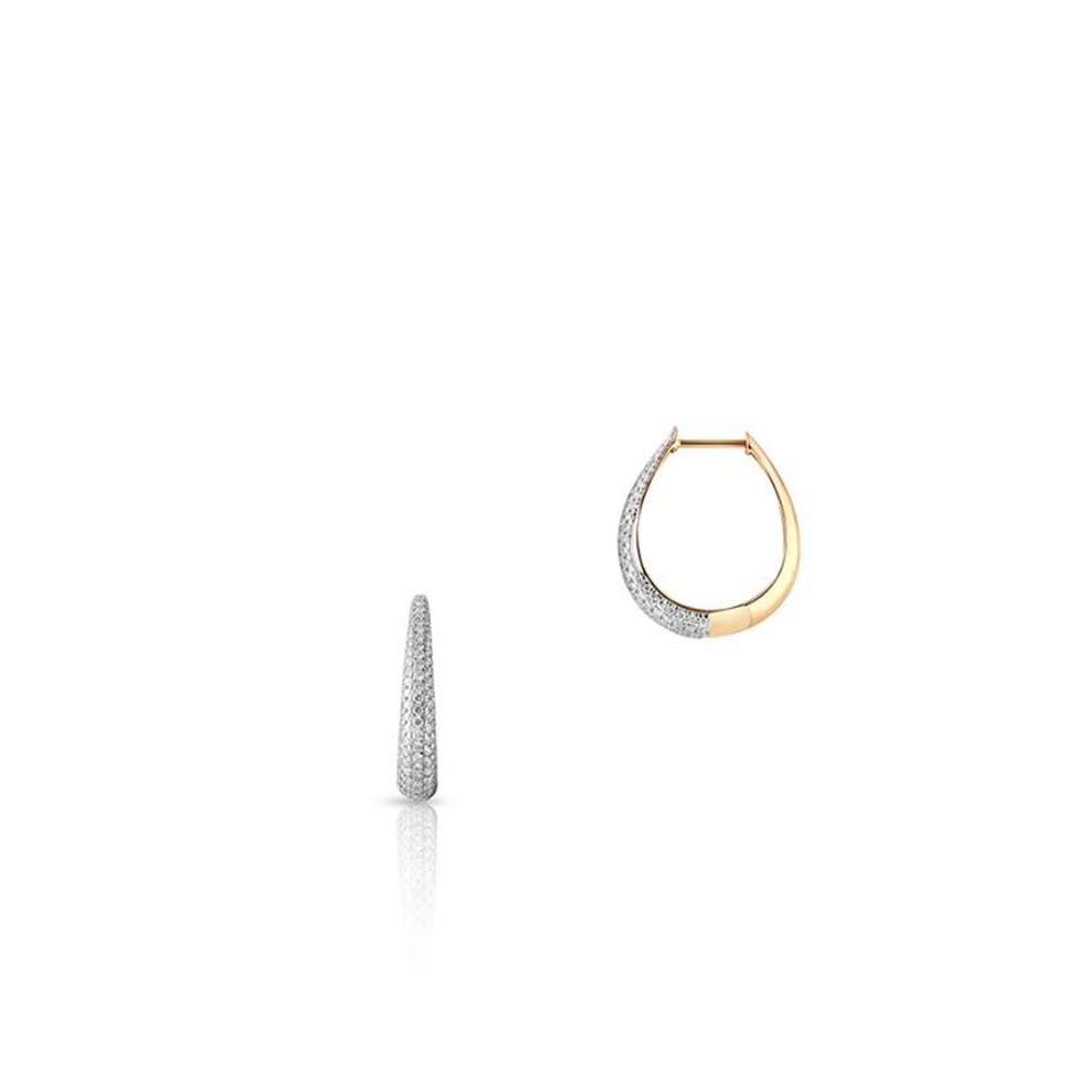 Kolczyki złote z diamentami