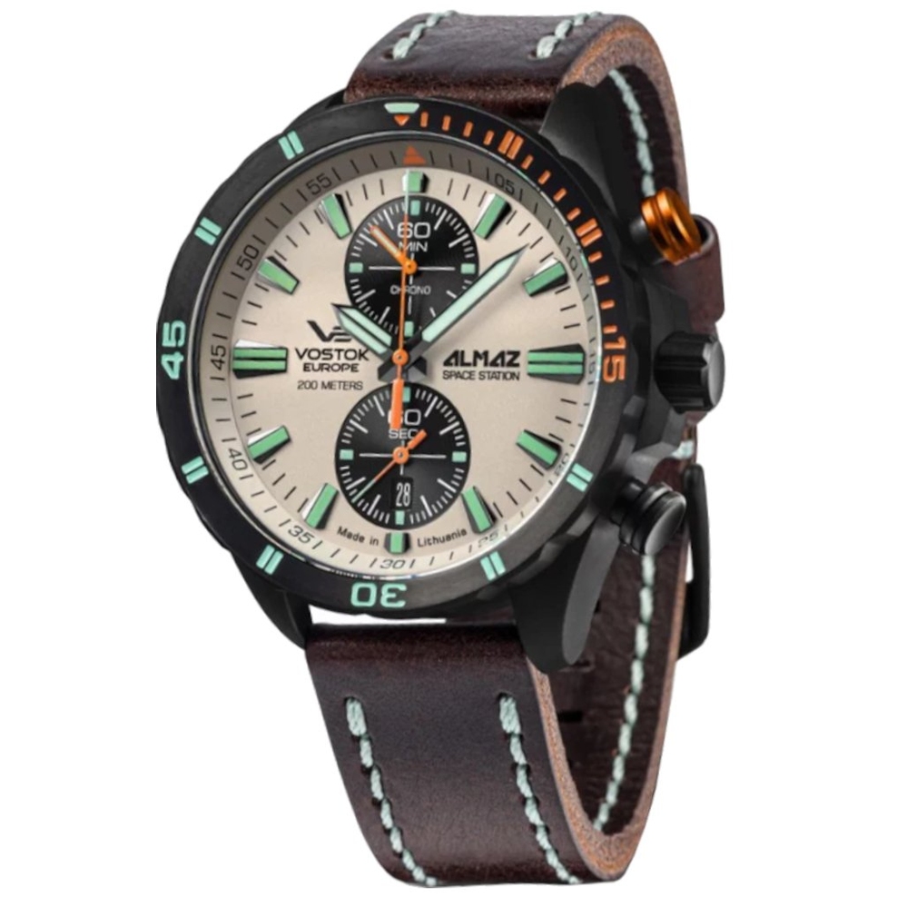 ZEGAREK VOSTOK EUROPE ALMAZ SPACE STATION CHRONO
