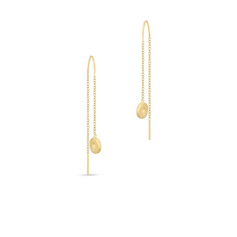 Kolczyki srebrne pozłacane