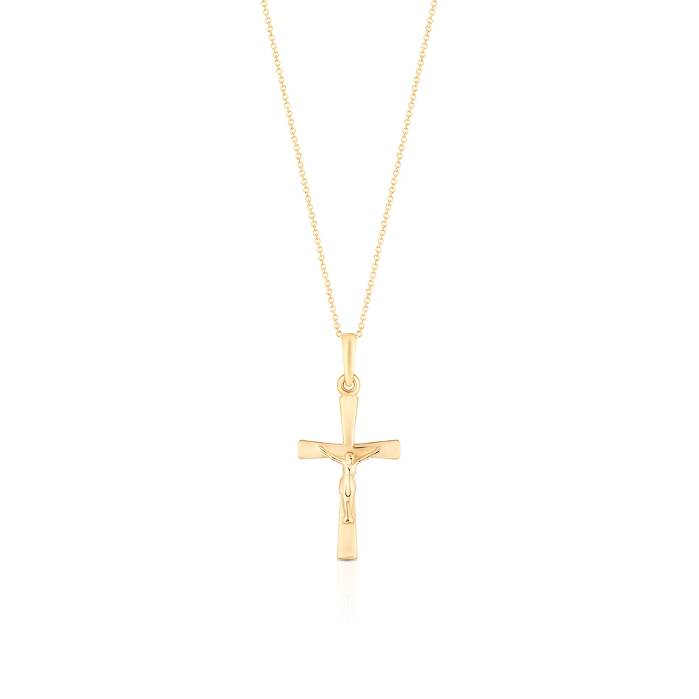 Wisiorek złoty krzyżyk