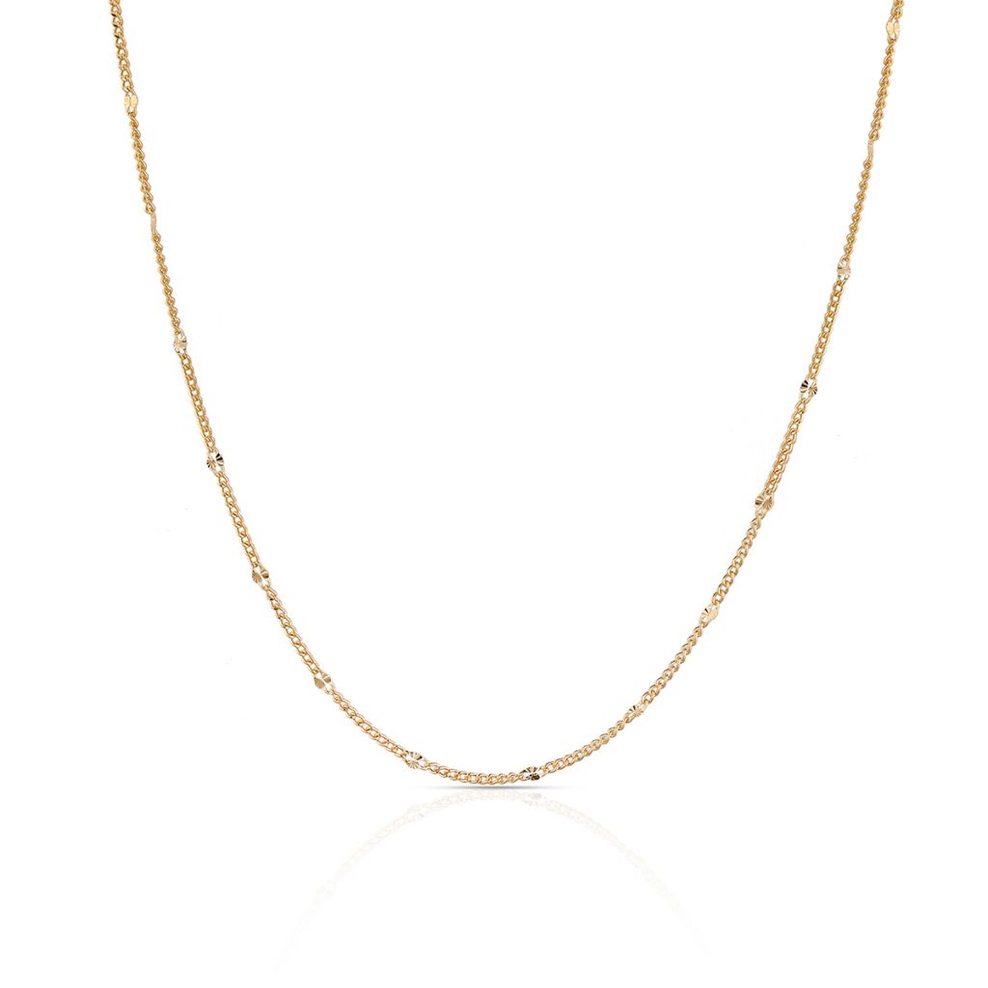 Łańcuszek złoty fantazyjny