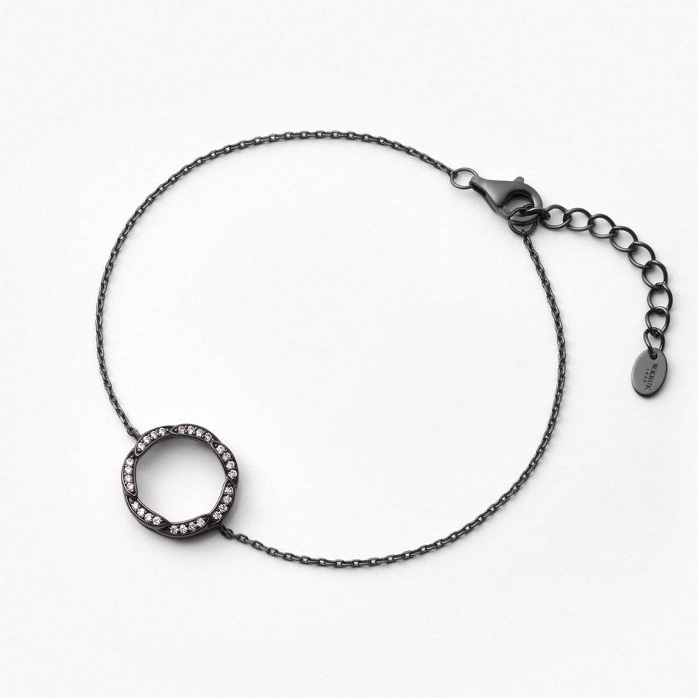 Bransoleta srebrna Meteory