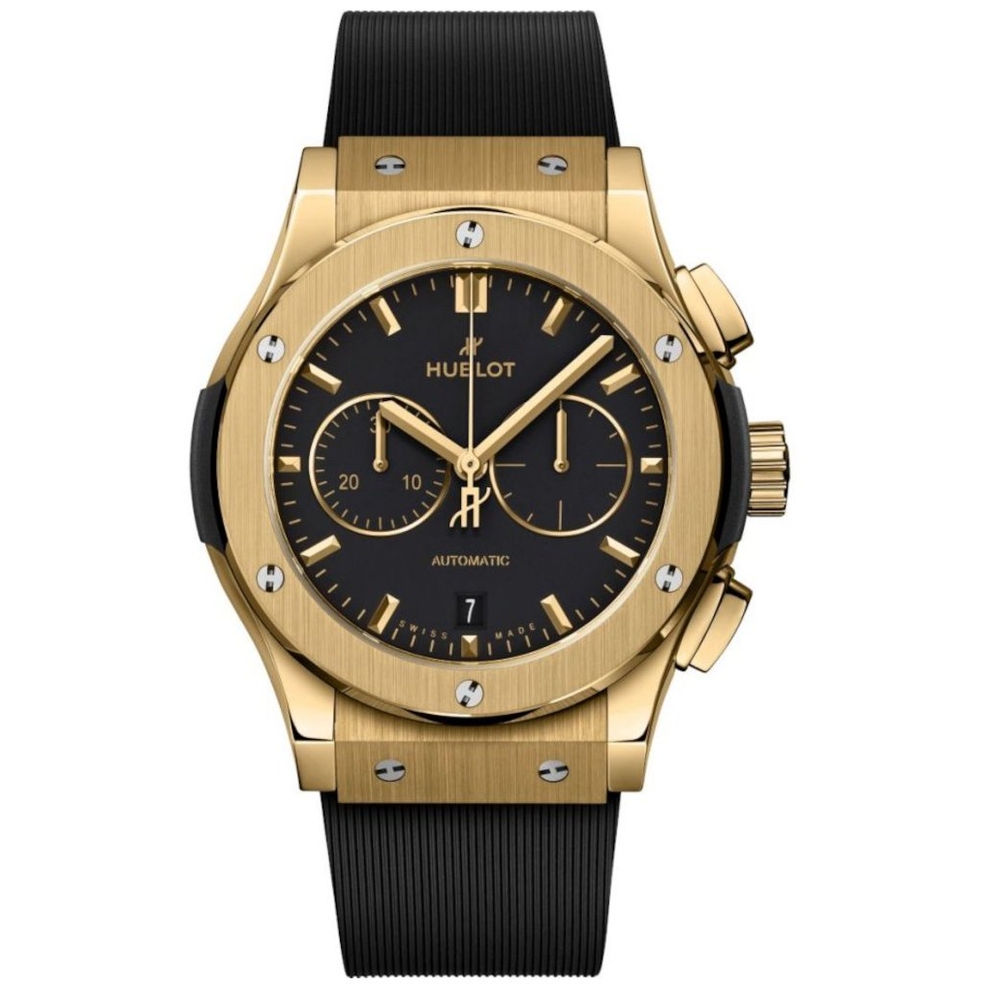 ZEGAREK HUBLOT CLASSIC FUSION CHRONOGRAPH YELLOW GOLD