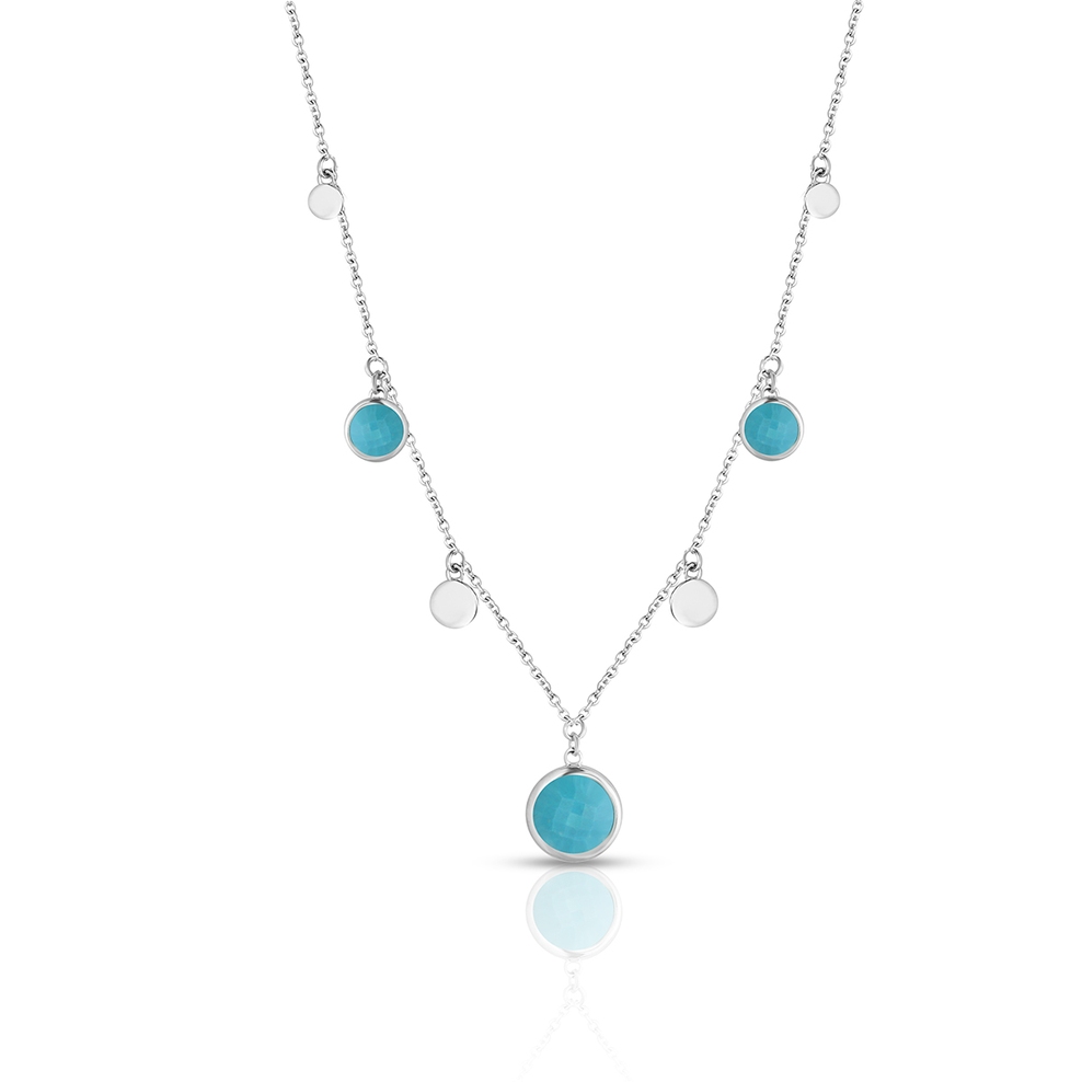 Naszyjnik srebrny Laguna