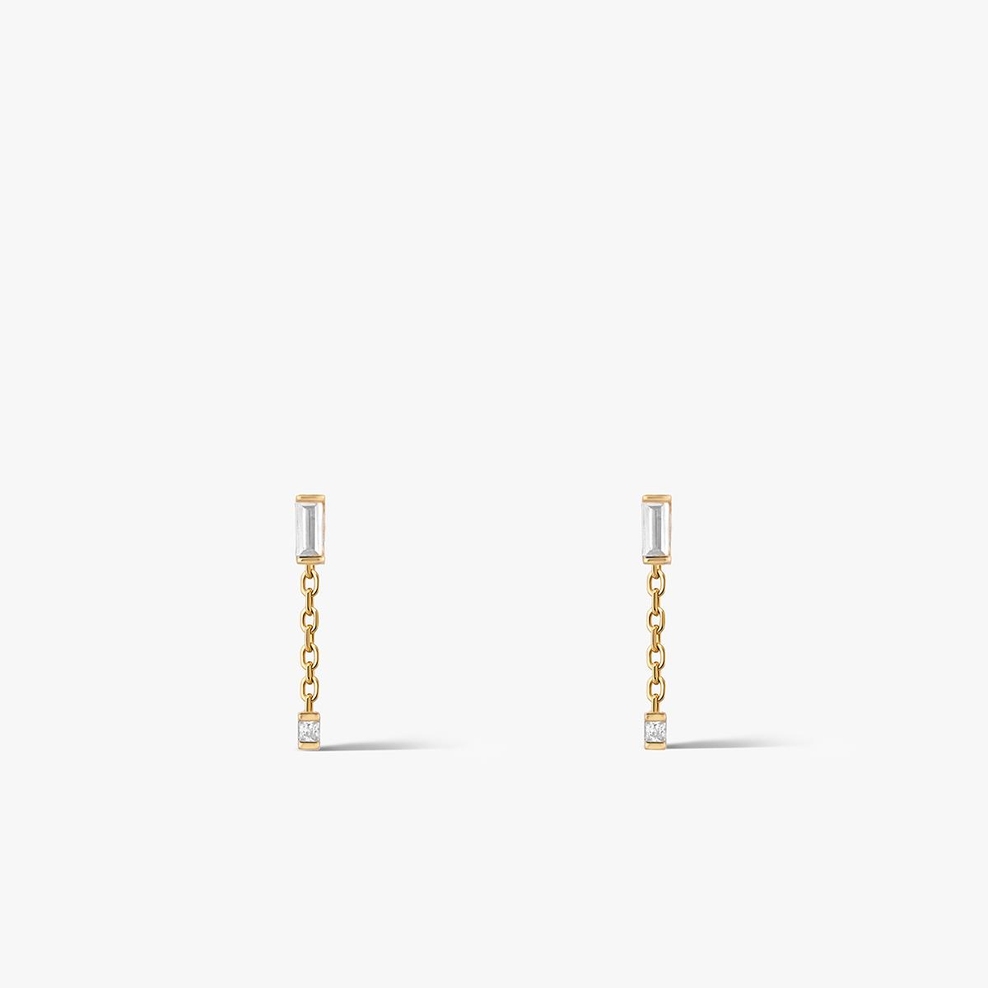 Kolczyki srebrne z cyrkoniami