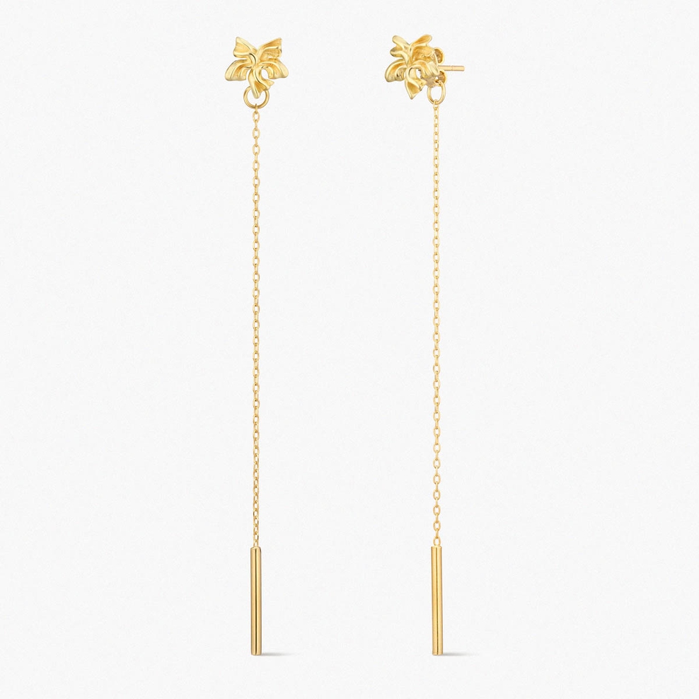 Kolczyki srebrne Follow