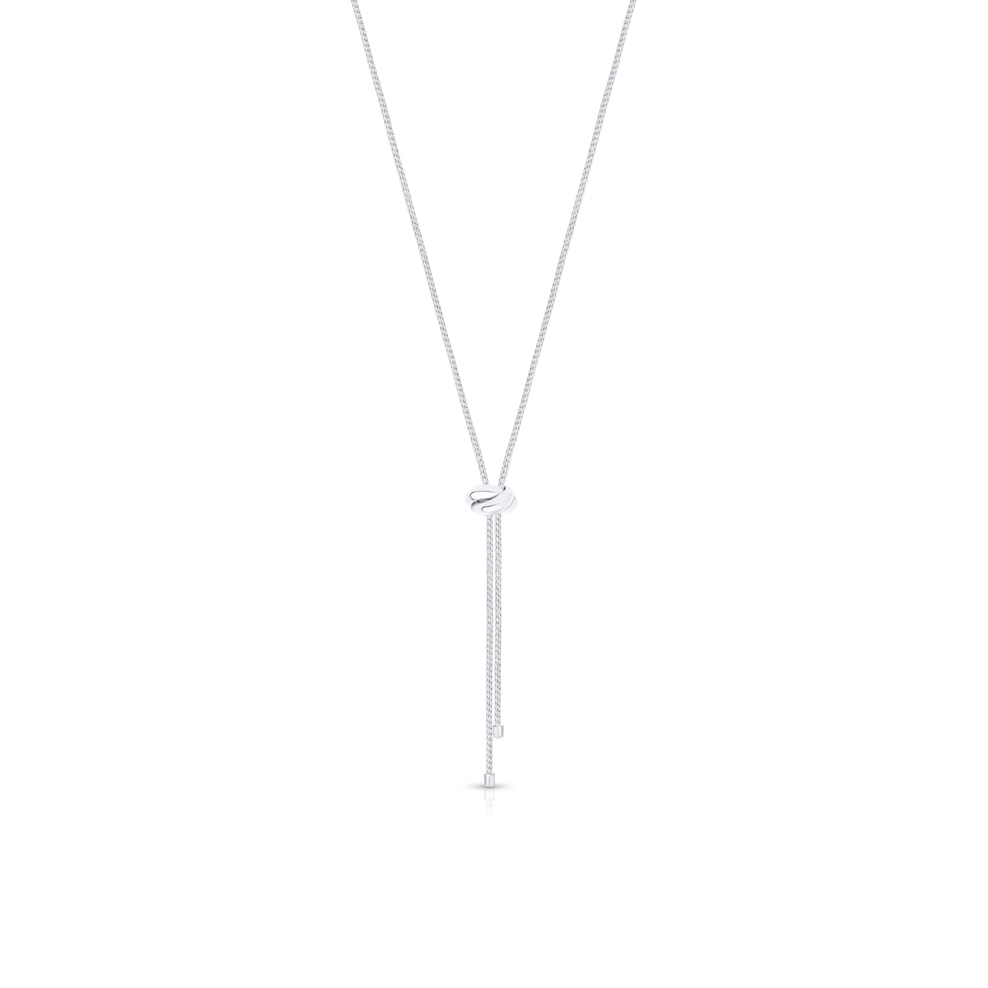 Naszyjnik srebrny krawatka