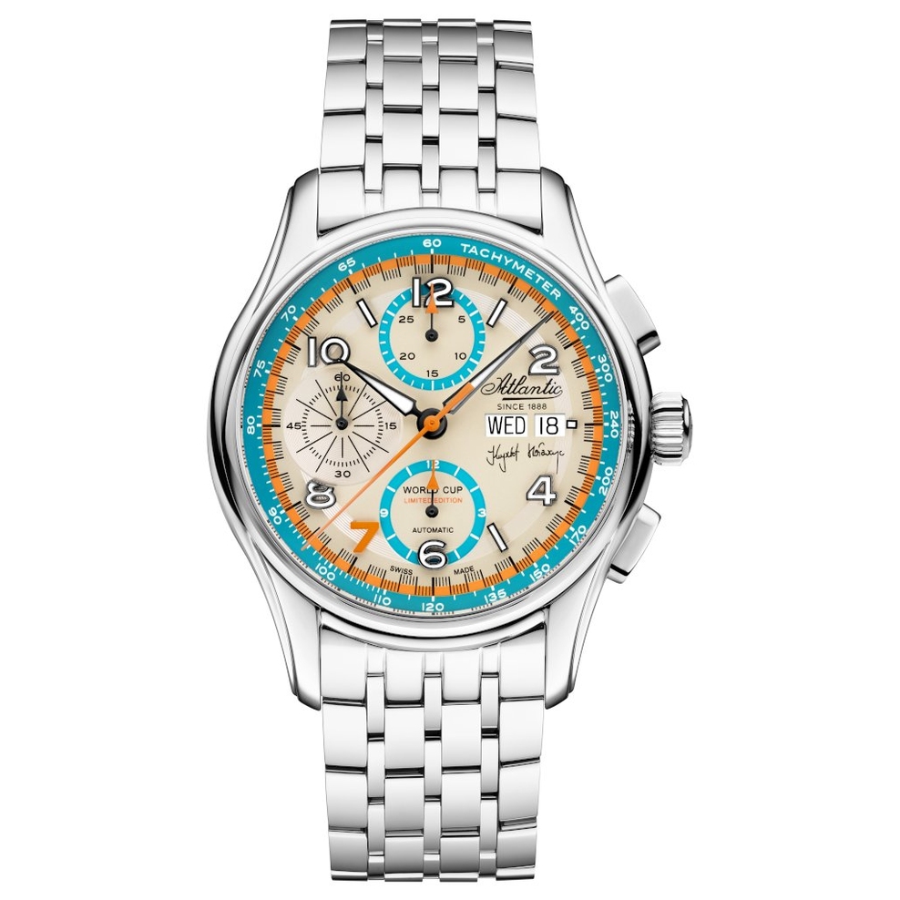 ZEGAREK ATLANTIC WORLDMASTER WORLD CUP KRZYSZTOF HOŁOWCZYC LIMITED EDITION