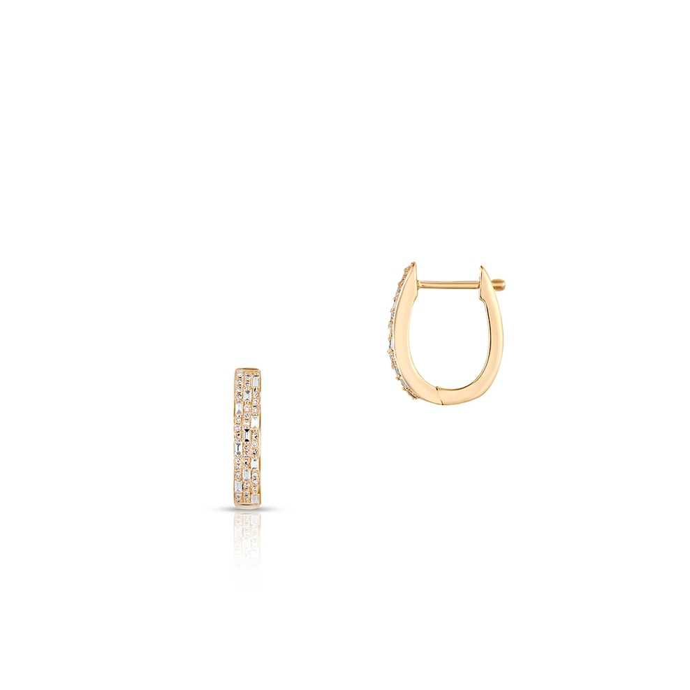 Kolczyki złote z diamentami